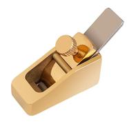 accesorios de violín para principiantes Mini violín de latón manual para hacer pulgar plano carpintería herramienta Luthier cortador curvo plano Instrumento de violín para principiantes(Size 6)