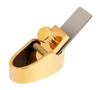 accesorios de violín para principiantes Mini violín de latón manual para hacer pulgar plano carpintería herramienta Luthier cortador curvo plano Instrumento de violín para principiantes(Size 4)