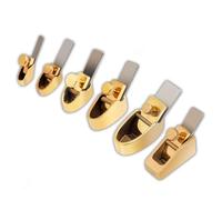 accesorios de violín para principiantes Mini violín de latón manual para hacer pulgar plano carpintería herramienta Luthier cortador curvo plano Instrumento de violín para principiantes(6PCS SET)