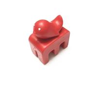 Accesorios de violín para principiantes Silenciador De Práctica Para Violín Musical Para Accesorios 3/4-4/4, Metal Sólido Envuelto Con Goma (Color : Red)