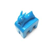 Accesorios de violín para principiantes Silenciador De Práctica Para Violín Musical Para Accesorios 3/4-4/4, Metal Sólido Envuelto Con Goma (Color : Blue)
