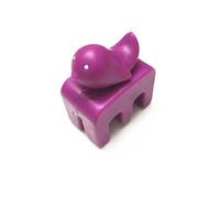 Accesorios de violín para principiantes Silenciador De Práctica Para Violín Musical Para Accesorios 3/4-4/4, Metal Sólido Envuelto Con Goma (Color : Purple)