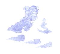 Accesorios Decorativos Portátiles con Efecto de Humo para Muñecas Articuladas Y Figuras de Acción, Ideales para El Dormitorio, La Sala de Estar, La Me