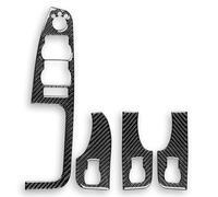 Accesorios Del Coche Auto Adhesivo Puerta Reposabrazos Ventana Panel Elevación Decorar Cubierta Para A4 S4 B7 2005 2006 2007 2008 Pegatinas Interiores(LHD)