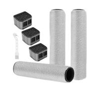 Accesorios del kit de reemplazo del filtro del cepillo del rodillo principal, compatibles con Xiaomi, piezas de robot aspiradora en seco y húmedo Truclean W30 Pro/E303HW(7pcs)