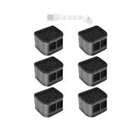 Accesorios del kit de reemplazo del filtro del cepillo del rodillo principal, compatibles con Xiaomi, piezas de robot aspiradora en seco y húmedo Truclean W30 Pro/E303HW(1set)