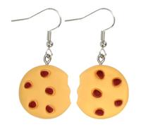 Accesorios del Monstruo las Galletas, 1 par pendientes galletas para mujeres y niñas, para carnaval, disfraces, Halloween
