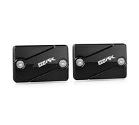 Accesorios depósitos Cilindro Maestro De Freno Delantero Motocicleta CNC, Copa Tanque Cubierta Aceite Accesorios Modificados para Honda CBR1000RR 2004 2005 2006 2007(Pair of Black)