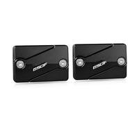 Accesorios depósitos para Honda CBR650F CBR 650F 650 F 2014 2015 2016 2017 Motocicleta CNC Tapa De Depósito Líquido Frenos Delantero Aluminio Accesorios(Pair of Black)