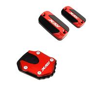 Accesorios depósitos para Honda X ADV XADV 750 2021 2022, Soporte Lateral para Motocicleta, Almohadilla para Agrandar, Depósito De Aceite Freno Delantero, Tapas Tanque Líquido(Rosso)