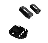 Accesorios depósitos para Honda X ADV XADV 750 2021 2022, Soporte Lateral para Motocicleta, Almohadilla para Agrandar, Depósito De Aceite Freno Delantero, Tapas Tanque Líquido(Nero)