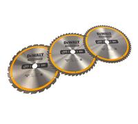 Dewalt DT1126-QZ - Hojas de sierra circular, 3-pack 305 x 30,