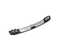 Accesorios: Difusor Trasero, Labios De Parachoques, Splitter, Alerón Y Embellecedores De Escape para Toyota para Prius 2012 2013 2014 2015 2016(Matte Black Silver)