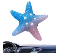 Accesorios difusores de coche para mujer, clip ambientador de estrella de mar, clip de ventilación difusor de coche de playa, difusor de concha para ventilación de coche, clip de ventilación de