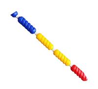 Accesorios divisores de carril de carreras de boya de natación, 5 bolas flotantes para 100 cm de espacio, ideal para competir en playas poco profundas, uso en interiores y exteriores