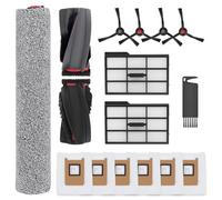 Accesorios E25 de repuesto para aspiradora Eufy E25 Omni / E28 Omni, el kit de accesorios E28 incluye 1 cepillo principal, 1 cepillo de rodillo, 4 cepillos laterales, 2 filtros HEPA, 6 bolsas de polvo