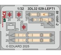 Accesorios Eduard 3DL32029 - 1:32 Bf 109F-2 SPACE HOBBY 2000 / HASEGAWA - Nuevo