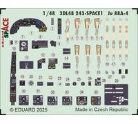 Accesorios Eduard 3DL48243 - 1:48 Ju 88A-4 SPACE EDUARD / ICM - Nuevo