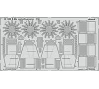 Accesorios Eduard 491450 - 1:48 B-24J Cabina Y Motores HOBBY BOSS - Nuevo