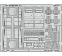 Accesorios Eduard 73670 - 1:72 He 219 Uhu Para Dragon