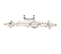 Accesorios Eje RC Para Axial Para Wraith 90018 RR10 Para Rock 1/10 Eje Delantero Trasero CNC Forma Para Diamante Aluminio Completo RC Crawler Para Racer Upgrade(Silver,Front)