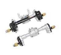 Accesorios Eje RC Para FMS Para FCX24 Power Wagon K5 Para FCX18 Para LC80 1/24 1/18 Aluminio Delantero Trasero Portal Eje Conjunto Completo Cubierta RC Crawler