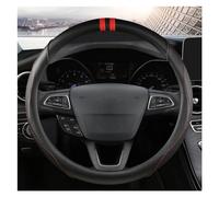 Accesorios El Interior Coche Cubierta Protectora para Volante De Coche, Accesorios De 38CM para Ford para S-MAX para F-Series para Raptor para Focus 2 3(Negro)