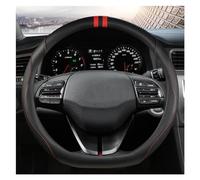 Accesorios El Interior Coche Cubiertas De Volante De Coche En Forma De O, 38CM, para Hyundai para Elantra para Santa Fe para Kona I40 para Palisade(Black D Shape)