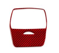 Accesorios El Interior Coche Para Ford Para Mustang Para Mach E 2021 Panel Salida Aire Trasero Decoración Cubierta Marco Ventilación Pegatinas Decorativas(Rojo)