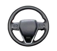 Accesorios El Interior Coche Protector Cuero Sintético para Volante Coche para Toyota para Avalon para Camry 2018-2019 para Corolla 2018 2019 2020(Gray Thread)