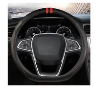 Accesorios El Interior Coche Protector para Volante De Coche En Forma De D, 38CM, Accesorios para Ford para S-MAX para F-Series para Raptor para Focus 2 3(Negro)