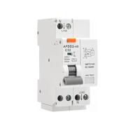 Accesorios electricos Disyuntor AFDD2-40 AFCI Unidad De Prevención De Detección De Fallas De Arco Por Monitoreo De Arco AFDD + RCCB Tipo A 2P 40A 30mA 1 Uds(C Curve,16A)