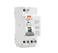 Accesorios electricos Disyuntor AFDD2-40 AFCI Unidad De Prevención De Detección De Fallas De Arco Por Monitoreo De Arco AFDD + RCCB Tipo A 2P 40A 30mA 1 Uds(B Curve,25A 30mA)