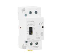 Accesorios electricos GYHC 2P 40A 63A 2NO O 2NC Contactor De CA De Carril Din Modular Manual Para El Hogar AC220V 230V Control Manual 1 Uds(2P 40A 2N0 220V)