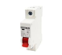 Accesorios electricos Interruptor de aire CC, disyuntor DC250V, 1 polo, dispositivo de protección de generación de energía Solar fotovoltaica, controlador de Panel Solar(40A)