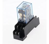 Accesorios electrónicos Relé 1Pc LY2NJ HH62P HHC68A-2Z Micro Mini Electromagnético Electrónico 10A 8PIN Bobina DPDT con Base(DC 36V)