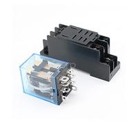 Accesorios electrónicos Relé 1set MY2P HH52P MY2NJ 12V 24V DC/AC Bobina Propósito general DPDT Micro Mini(Dc,S)