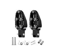 Accesorios Estriberas 1 Par De Accesorios Motocicleta para Pedales Reposapiés Ajustables Estriberas Aleación Aluminio Universales para