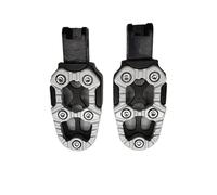 Accesorios Estriberas 1 Par De Accesorios Motocicleta para Pedales Reposapiés Ajustables Estriberas Aleación Aluminio Universales para