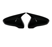 Accesorios externos Compatible Con Hyundai Par Veloster 2018-2023 Par Bocinas Cubierta Espejo Retrovisor Tapa Marcha Atrás Lateral Accesorios Moldura Visión Trasera(Gloss Black)