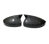 Accesorios externos Compatible Con Para Tiguan Para MK2 2017 2018 2019 2020 2021 2022 Par Tapas Embellecedoras Espejos Retrovisores Cubierta Espejo Retrovisor Lateral Marcha Atrás(Carbon Look)