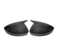 Accesorios externos Compatible Con VW Para Tiguan Para MK2 2017 2018 2019 2020 2021 2022 Cubierta Espejo Retrovisor Lateral Marcha Atrás Molduras Visión Trasera Accesorios Repuesto(Carbon Look)