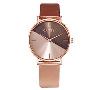 Accesorios Fashion Light Geometric Ladies Watch Ropa cosiendo Estilo de Lujo Women's Watch Gorro Reloj Mujeres Mujeres Adulto Destornillador (Coffee, One Size)