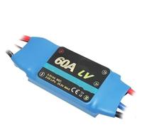 Accesorios FlyColor 60A 2S-4Brushless Motor ESC Controlador de Velocidad Compatible con RC Avión Helicóptero