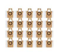 Accesorios for aspiradora robot compatible con Xiaomi X20 Max / D109GL: cepillo principal, cepillo lateral, filtro HEPA y bolsa de polvo con almohadilla de repuesto.(Brown)