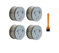 Accesorios For Aspiradoras Elementos Filtrantes, 4 Filtros, Compatibles Con JIMMY, JV85 JV85 Pro H9 Pro A6/A7/A8, Kit De Filtro De Vacío De Espuma Reutilizable Lavable