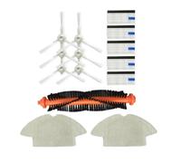 Accesorios for Aspiradoras Robóticas, Limpiador Compatible Con Rowenta RR8587WH RR8587, Cepillo De Rodillo Principal, Cepillo Lateral, Filtro, Paños De Fregona, Repuestos(Set 2)