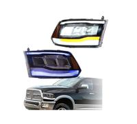 Accesorios for automóvil Luces delanteras completas Compatible con Ram 1500 2500 3500 2009-2018 Conjunto de faros Plug and Play
