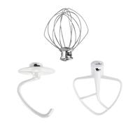 Accesorios For Batidora De Pie, Kit De Repuesto De 3 Piezas, Compatible Con KitchenAid, Accesorios For Batidor De Alambre K45WW, Gancho For Masa K45DH, Paleta De Cuchilla K45B