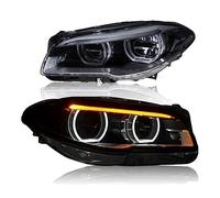 Accesorios for coche Compatible con faros delanteros BMW F10 2010-2017 520i 525i 530i Serie 5 F18 Conjunto de faros delanteros Proyector DRL Plug and Play(14-17)